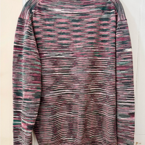 Genuine Missoni Pink and Grey Cardigan Sweater XL - Picture 2 of 2